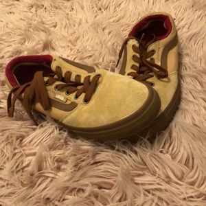 Lightly used tan vans